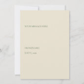 Year of the Horse 2026 Invitation 招待状 (裏面)