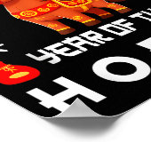 Year Of The Horse 2026 Lunar  ポスター (角)