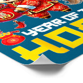 Year Of The Horse 2026 Lunar Chinese Men Womens  ポスター (角)