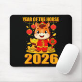 Year Of The Horse 2026 Lunar New Year Chinese  マウスパッド (マウス)