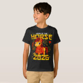 Year Of The Horse 2026 Lunar New Year Chinese New  Tシャツ (正面フル)