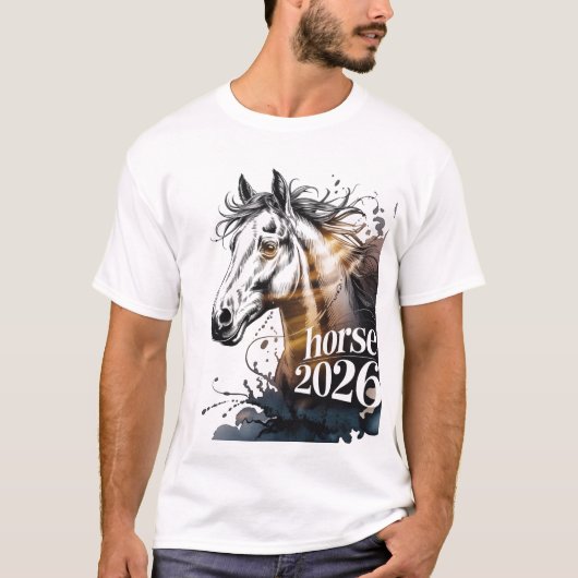 Year of the Horse 2026 Tシャツ (正面)