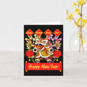 Year Of The Horse 2026 Vietnamese Lunar New Year 2 カード (黄色い花)
