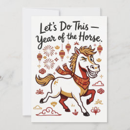Year Of The Horse - Chinese Lunar New Year シーズンカード