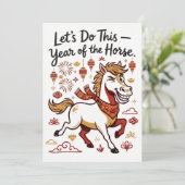 Year Of The Horse - Chinese Lunar New Year シーズンカード (スタンド正面)
