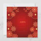 Year of the Horse Chinese New Year Invitation 招待状 (裏面)
