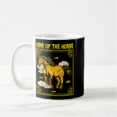 Year Of The Horse Chinese Zodiac Chinese New Year コーヒーマグカップ (左)