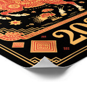 Year Of The Horse – Chinese Zodiac New Year 2026  ポスター (角)
