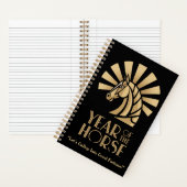 Year of the Horse Chinese Zodiac Notebook ノートブック (内側)