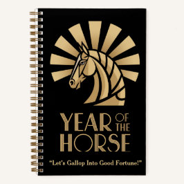 Year of the Horse Chinese Zodiac Notebook ノートブック