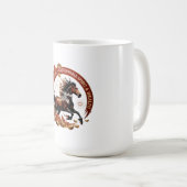 Year of the Horse Flame, Lunar Zodiac Gift コーヒーマグカップ (正面右)