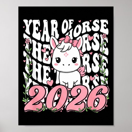 Year Of The Horse For Girls  ポスター (正面)
