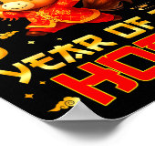 Year Of The Horse Lion Dance Lunar Chinese New Yea ポスター (角)