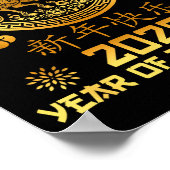 Year Of The Horse Lunar New Year Chinese New Year  ポスター (角)