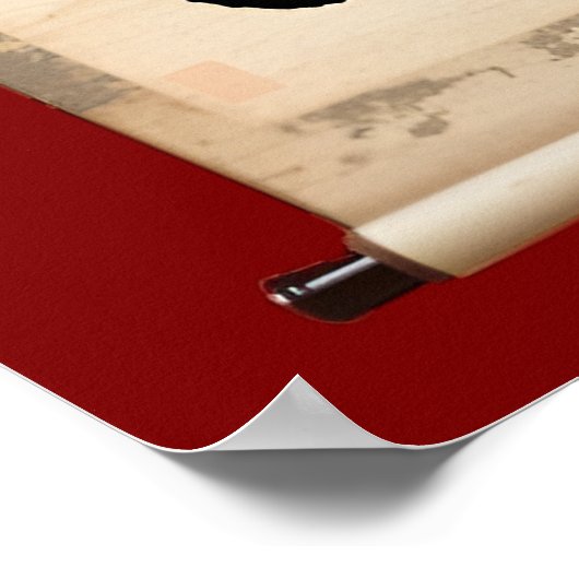 Year of the Horse Scroll: Traditional Chinese Art ポスター (角)