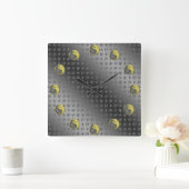 Year of the Metal Rabbit スクエア壁時計 (ホーム)