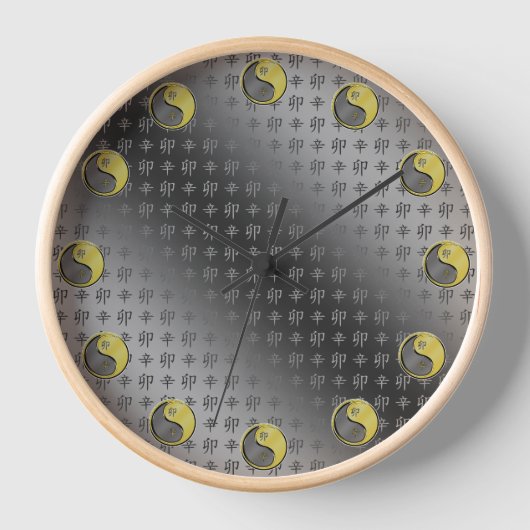 Year of the Metal Rabbit 壁時計 (正面)