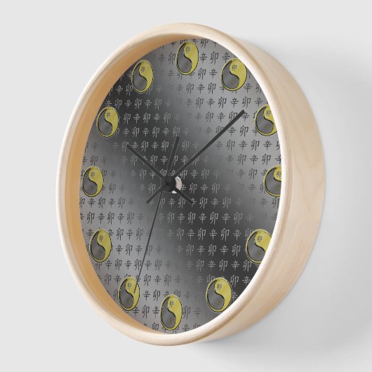 Year of the Metal Rabbit 壁時計 (傾斜)