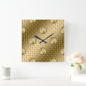 Year of the Metal Rat スクエア壁時計 (ホーム)