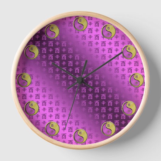 Year of the Metal Rooster 壁時計 (正面)