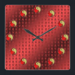 Year of the Metal Tiger スクエア壁時計<br><div class="desc">For those born in the Year of the Metal Tiger.</div>