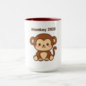 Year of the Monkey 2028 マグカップ (中央)