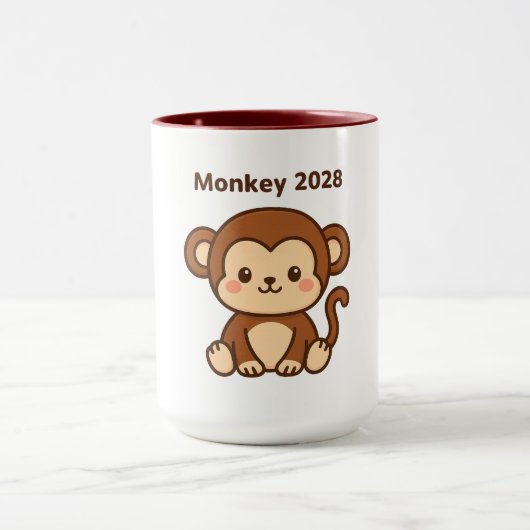 Year of the Monkey 2028 マグカップ (中央)