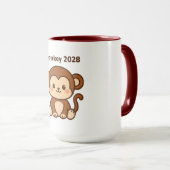 Year of the Monkey 2028 マグカップ (正面右)