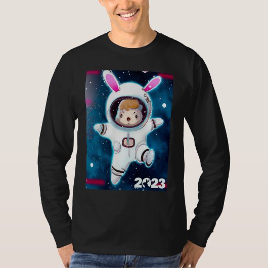 Year Of The Rabbit 2023 Chinese New Year 2023 Boy  Tシャツ (正面)