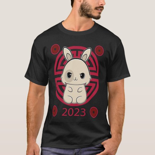 Year Of The Rabbit 2023 Chinese Tシャツ (正面)
