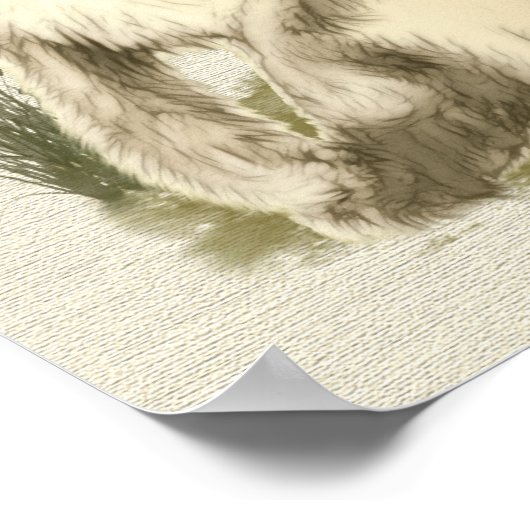 Year of the Rabbit Poster Print ポスター (角)