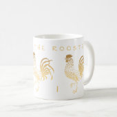 Year of the Rooster 2017カスタマイズ可能なマグカップ コーヒーマグカップ (正面右)