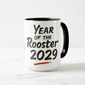 Year of the Rooster 2029 マグカップ (正面右)