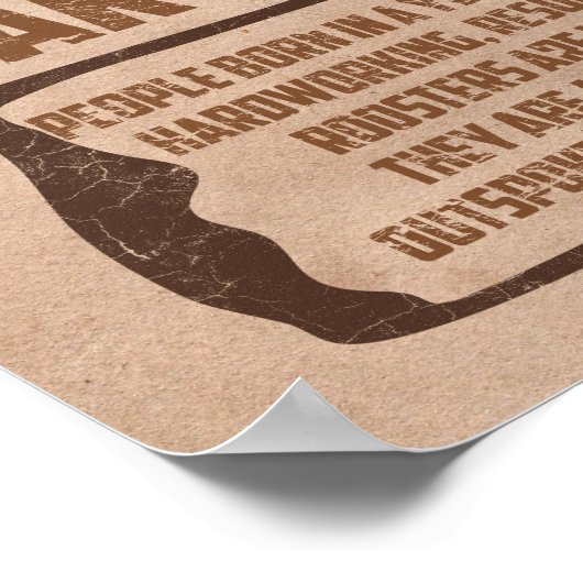 Year of The Rooster Traits ポスター (角)