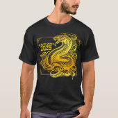 Year Of The Snake 2025〔占星術の〕十二宮図ハッピーニュー中国のアイ Tシャツ (正面)