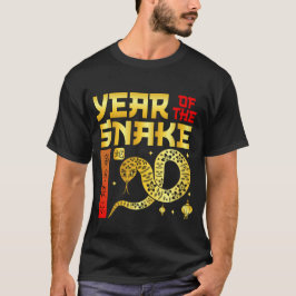 Year Of The Snake 2025 -〔占星術の〕十二宮図中国のヘビ Tシャツ