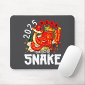 Year Of The Snake 2025 Chinese New Year 2025 Red S マウスパッド (マウス)