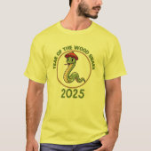 Year of the Snake 2025 Lunar Zodiac sign Tシャツ (正面)