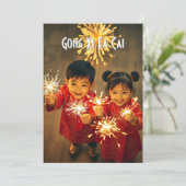 Year of the Snake (Kids) Greeting Card アドバイスカード (スタンド正面)