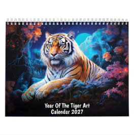 Year Of The Tiger – アートカレンダー20XX カレンダー