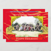 Year of the Tiger New Year Card 招待状 (正面/裏面)