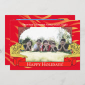 Year of the Tiger New Year Card 招待状 (正面/裏面)