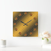 Year of the Wood Horse スクエア壁時計 (ホーム)