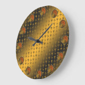 Year of the Wood Horse ラージ壁時計 (傾斜)