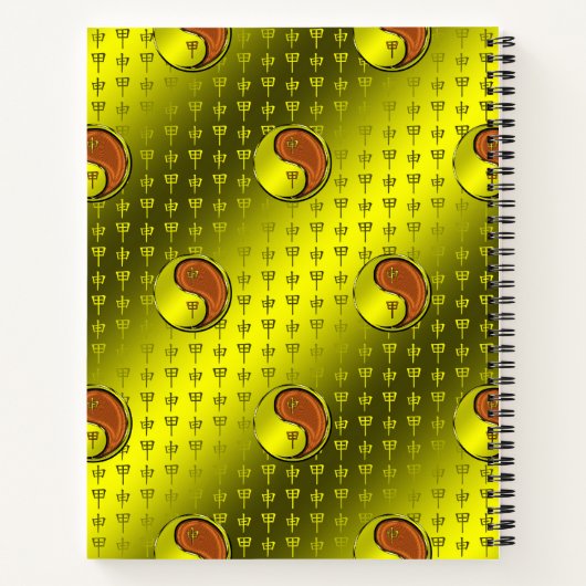 Year of the Wood Monkey ノートブック (裏面)