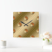 Year of the Wood Rat スクエア壁時計 (ホーム)