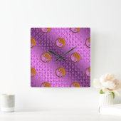 Year of the Wood Rooster スクエア壁時計 (ホーム)