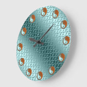 Year of the Wood Snake ラージ壁時計 (傾斜)