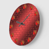 Year of the Wood Tiger ラージ壁時計 (傾斜)