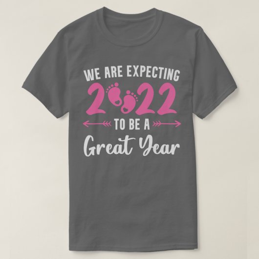 Year Preview 2022 Pregnancy Baby  Tシャツ (デザイン正面)